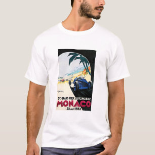 MONACO 1933 Grand Prix Automobilrennen von Geo Ham T-Shirt
