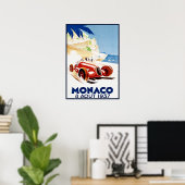 Monaco 1937, Vintag Art Poster (Heimbüro)