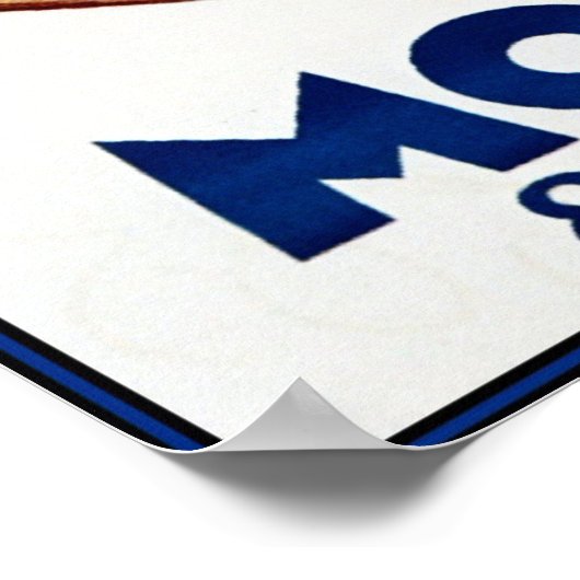 Monaco 1937, Vintag Art Poster (Ecke)