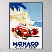 Monaco 1937, Vintag Art Poster (Vorne)