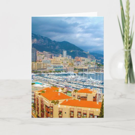Monaco-Ansicht Karte (Vorderseite)