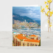 Monaco-Ansicht Karte (Gelbe Blume)