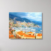 Monaco-Ansicht Leinwanddruck (Vorderseite)