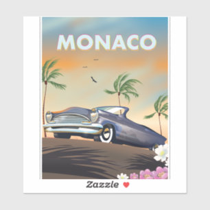 Monaco Aufkleber