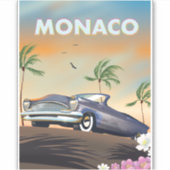 Monaco Aufkleber (Vorderseite)
