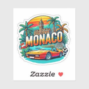 Monaco Aufkleber