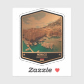 Monaco Aufkleber (Blatt)