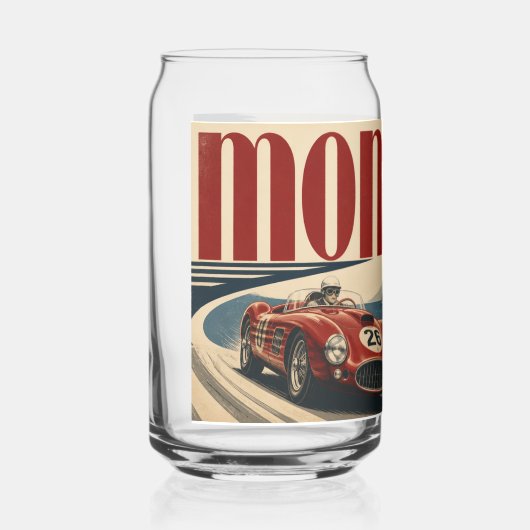 Monaco-Auto Dosenglas (Vorderseite)