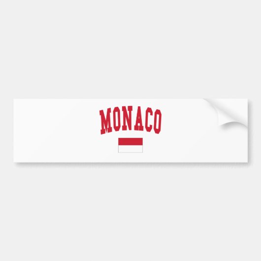 MONACO AUTOAUFKLEBER (Vorne)