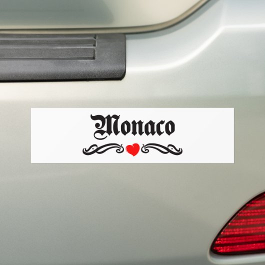 Monaco Autoaufkleber (Auf Auto)