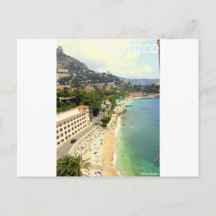 Monaco Beach Postkarte
