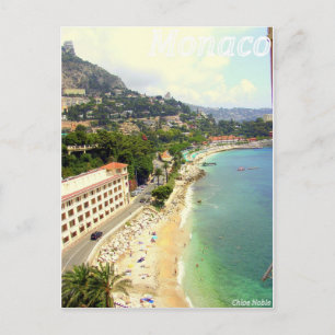 Monaco Beach Postkarte