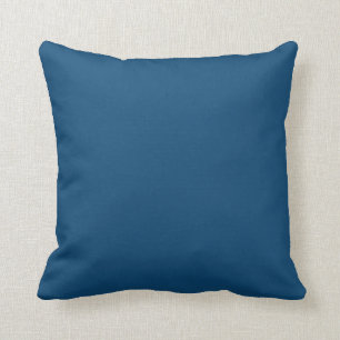 Monaco Blue Hübsch Monochrome Akzent Pillow Kissen