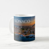 Monaco Coffee Mug Souvenir Memento Cup Kaffeetasse (Vorderseite Links)