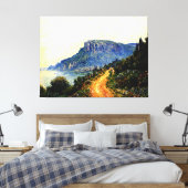 Monaco Corniche Leinwanddruck (Insitu (Schlafzimmer))