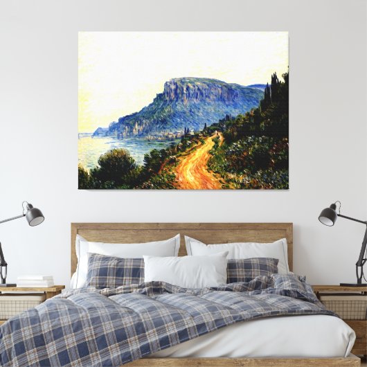 Monaco Corniche Leinwanddruck (Insitu (Schlafzimmer))