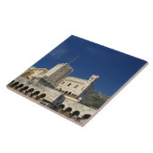 Monaco, Côte d'Azur, Fürstenpalast. Fliese (Seite)