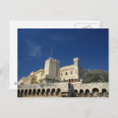 Monaco, Côte d'Azur, Fürstenpalast. Postkarte (Vorne/Hinten)