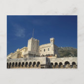 Monaco, Côte d'Azur, Fürstenpalast. Postkarte (Vorderseite)