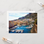 Monaco, Côte d'Azur, Karte (Vorderseite/Rückseite Beispiel)