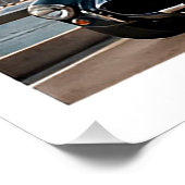Monaco Drive Luxus-Küsten-Grafik Poster (Ecke)