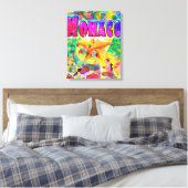 Monaco Epoch Hour Canvas Print Leinwanddruck (Insitu (Schlafzimmer))