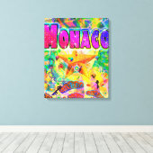 Monaco Epoch Hour Canvas Print Leinwanddruck (Insitu (Holzboden))