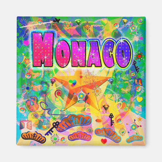 Monaco Epoche Stunde Magnet (Vorne)