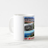 Monaco - Europa - I Liebe - Kaffeetasse (Vorderseite Links)