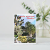 Monaco - Exotischer Garten - Postkarte (Stehend Vorderseite)