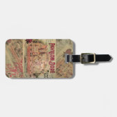 Monaco Extravagante Vintage Riviera Frankreich Gepäckanhänger (Vorderseite horizontal)