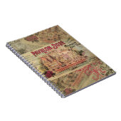 Monaco Extravagante Vintage Riviera Frankreich Notizblock (Rechte Seite)