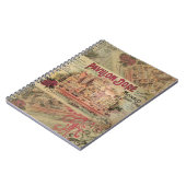 Monaco Extravagante Vintage Riviera Frankreich Notizblock (Linke Seite)