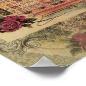 Monaco Extravagante Vintage Riviera Frankreich Poster (Ecke)