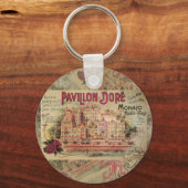 Monaco Extravagante Vintage Riviera Frankreich Schlüsselanhänger (Vorderseite)