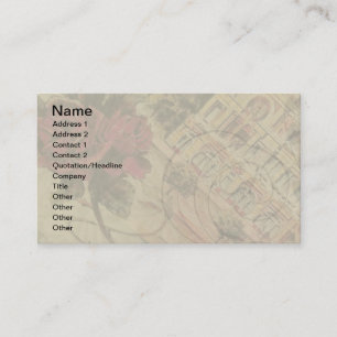 Monaco Extravagante Vintage Riviera Frankreich Visitenkarte