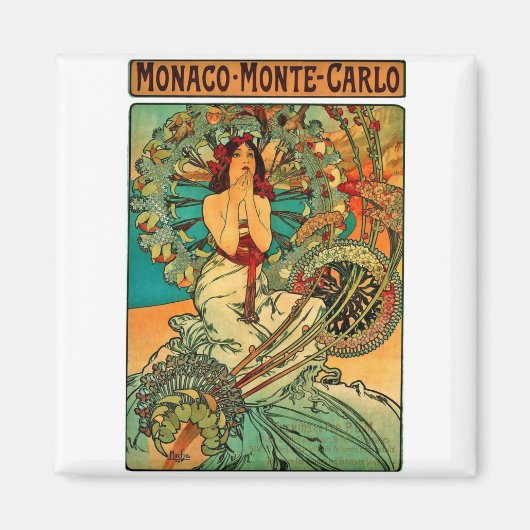 Monaco Festival Moon and Stars Magnet (Vorne)