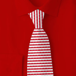 Monaco Flag Brick Pattern Krawatte