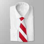 Monaco Flag Farben Elegante Krawatte (Gebunden)