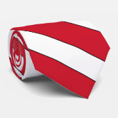 Monaco Flag Farben Elegante Krawatte (Gerollt)