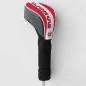 Monaco Flag Gorgeous Patriotic Golf Headcover (angewinkelt)