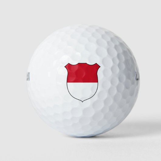 Monaco Flag Grand Patriotic Golfball (Vorderseite)