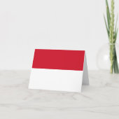 Monaco Flag Karte (Vorderseite)