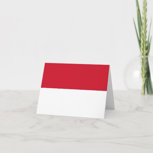 Monaco Flag Karte (Vorderseite)