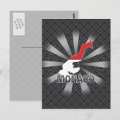 Monaco Flag Karte 2.0 (Vorne/Hinten)