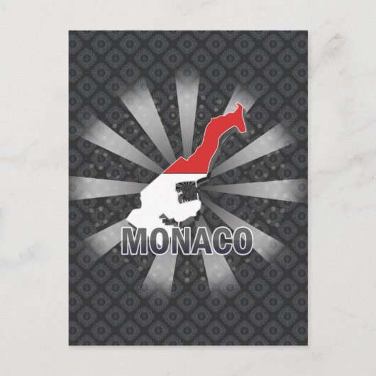 Monaco Flag Karte 2.0 (Vorderseite)
