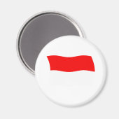 Monaco Flag Magnet (Vorderseite/Rückseite)