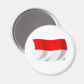 Monaco Flag Magnet (Vorderseite/Rückseite)