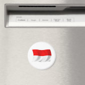 Monaco Flag Magnet (In Situ (Geschirrspüler))