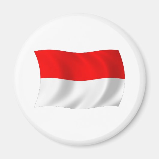Monaco Flag Magnet (Vorne)